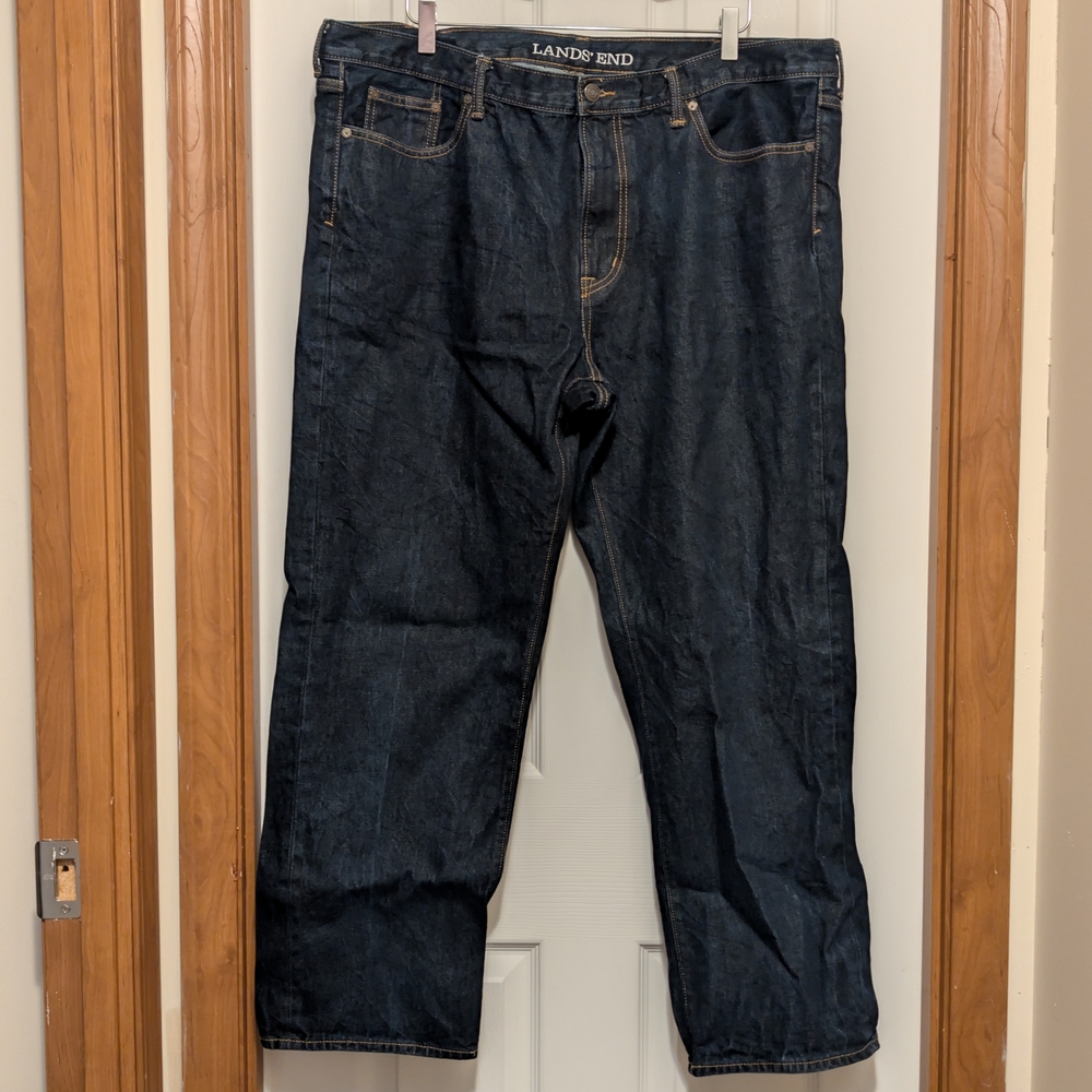 Lands' End Men's Blue Jeans